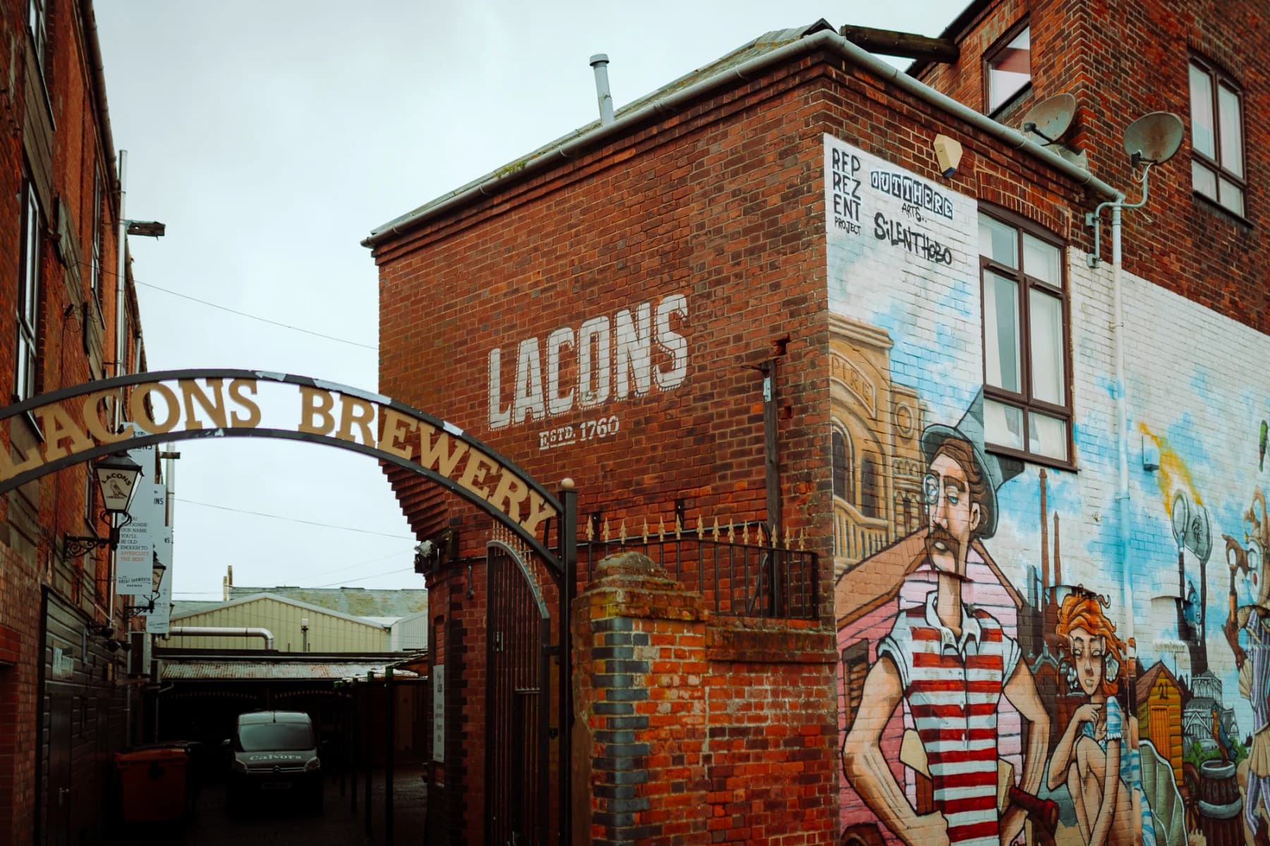 Brewery entrance